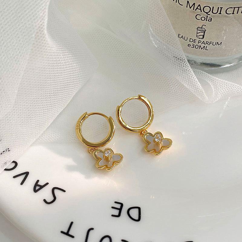 

Милые и симпатичные серьги-пряжки в виде цветка-ракушки, милые маленькие серьги-подвески в виде цветка, легкие, роскошные, высокого класса