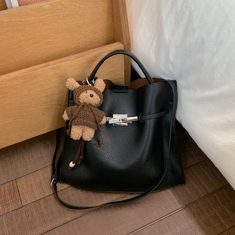 Work Bag with A Stylish Single Shoulder Strap and A Kelly-style Crossbody Bag