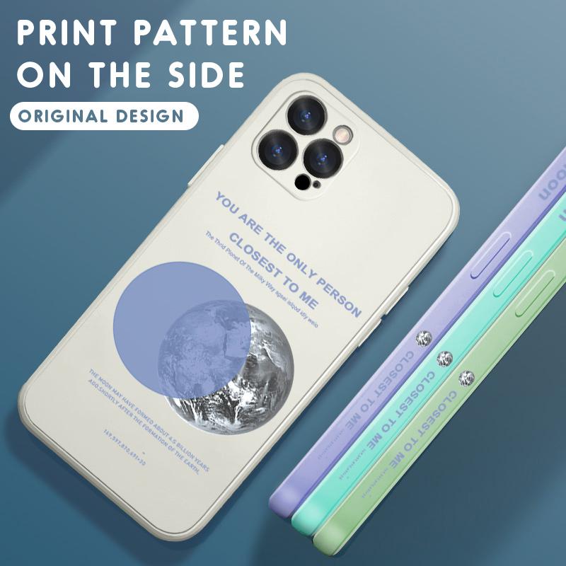 

Чехол для телефона с мультяшным красочным узором, квадратный, жидкий, силикон, TPU, полное покрытие, противоударный, защитный чехол для камеры Huawei Honor Vivo Huawei Y7 2019 белый