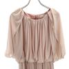 unused nano universe Check switching Five-quarter sleeve Spandex drape 2-way one piece Women Used