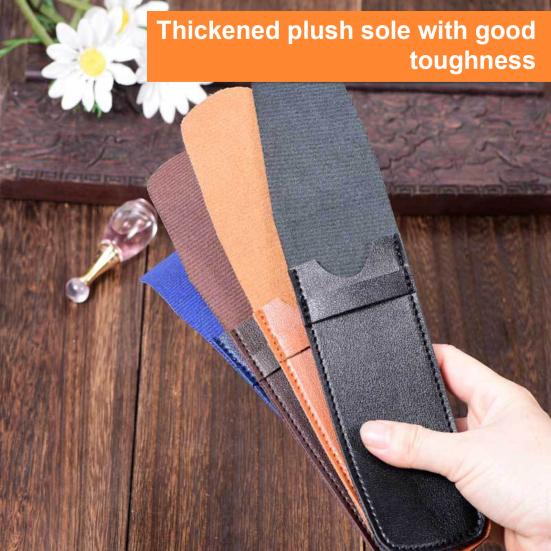 Faux Leather Pen 3 Pens Protective Pouch Holds Pen Case Travel Pencil Case Pocket Pen Protector