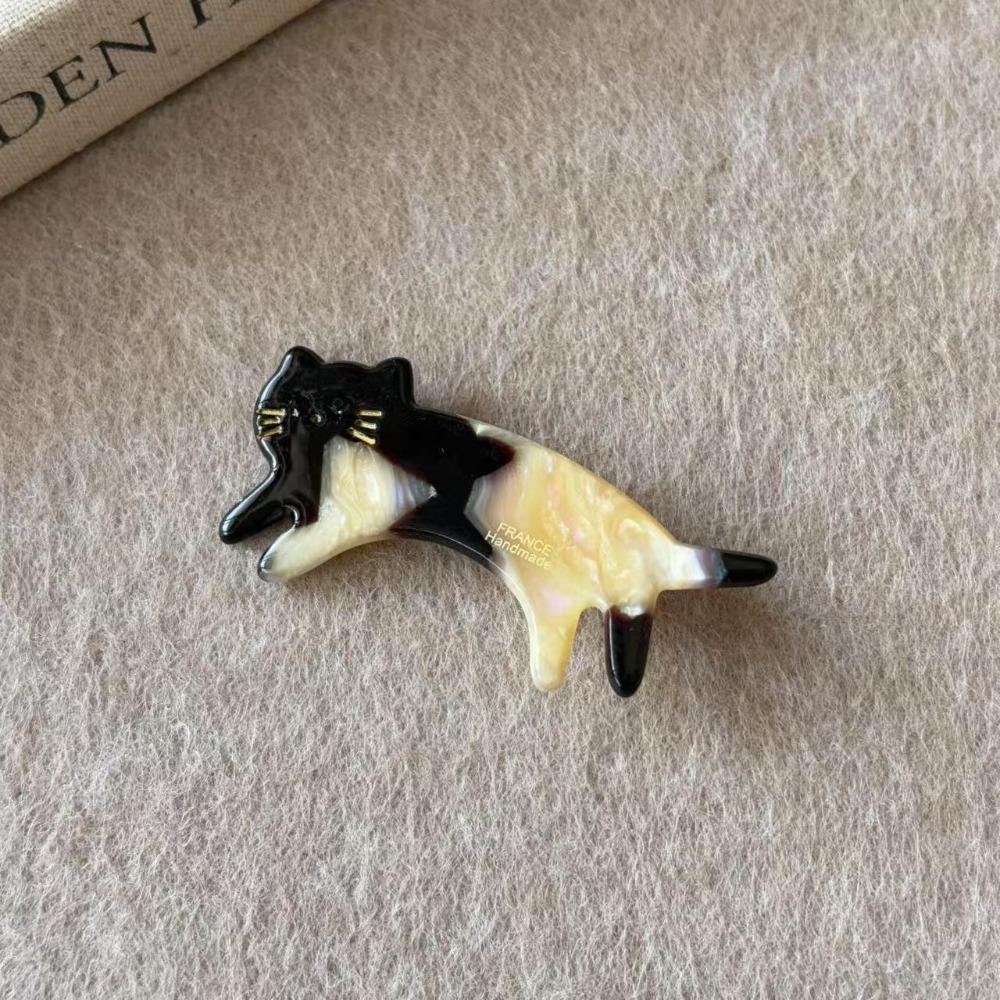 

Small Cat Shaped Hair Clip Acetic Acid Cute Side Clip Personalized Animals Hairpin Girls Style 7