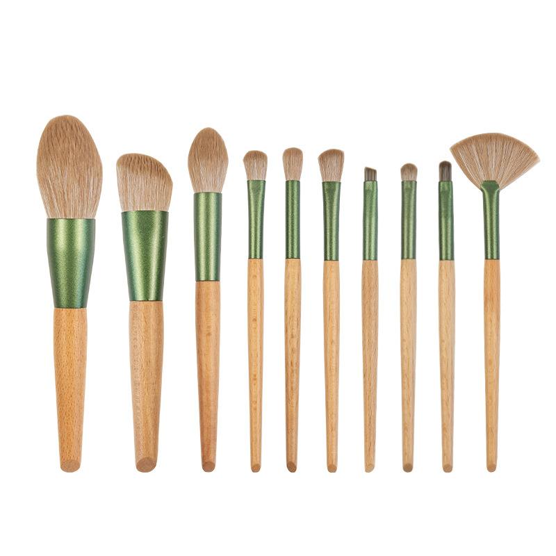 10 Makeup Brush Set Super Soft Full Set