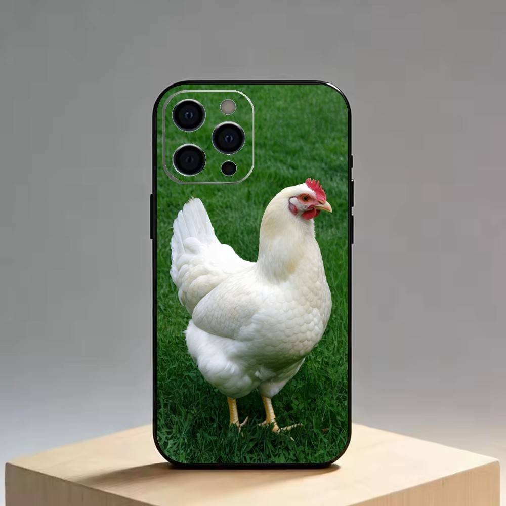Chicken222   Phone Case Silicone Soft For IPhone 17 16 15 14 13 12 11 X XR Plus Pro Max Plus