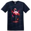 Flamingo Paint Splash T Shirt Colorful Tropical Bird Art Graphic Tee Gift Idea