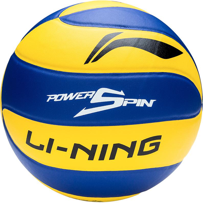 Li Ning Pu Size 5 Volleyball Unisex Yellow Blue LVQK-719-1 Size 5 Ball