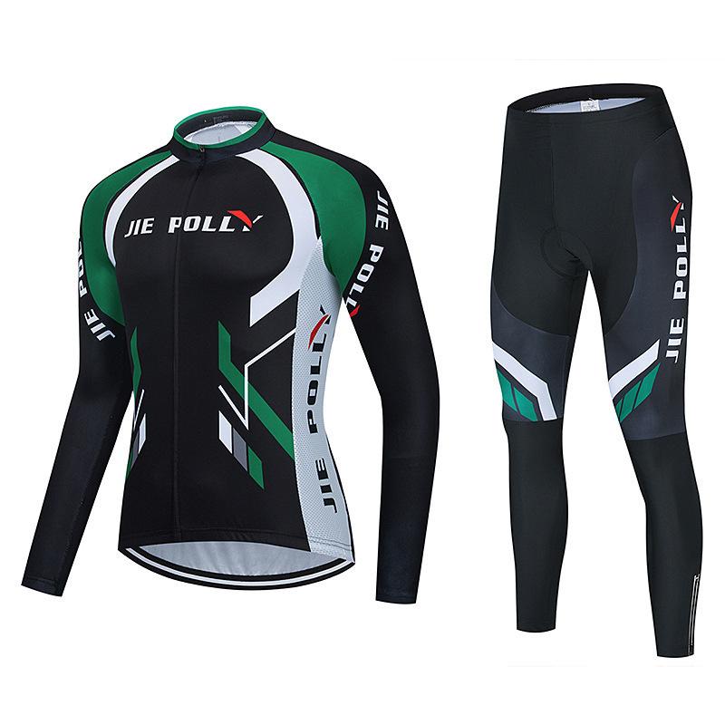 

Thickened Silicone Seat Cushion Men s and Women s Breathable Quick-drying Bicycle Warm 2026 Long-sleeved Autumn Breathable Cycling Suit Set 5XL