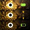 1/4Pcs LED Solar Ground Lights Waterproof Landscape PathWay Floor Under Spot Lamp Decoration Lighting Solar Garden Lights Outdoo