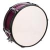 14x5.5 Inch Snare Drum Stainless Steel Snare Percussion Instrument with Drumsticks Tuner Shoulder Strap Rose Red