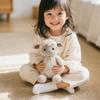 1Pc 30CM Lovely Sheep Cat Plush Toys Stuffed Soft Animal Dolls Kawaii Alpacasso Grey Cat Appease Toy Adorable Birthday Gift