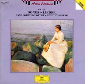 

CD OTTER (ANNE SOFIE VON), GRIEG; FOSH - songbook POCG9605 Japan Classical Used