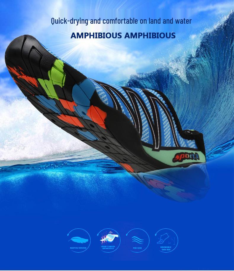 Unisex Quick-Dry Water Shoes: Perfect for Swimming, Diving, Hiking, Snorkeling, and Beach Activities.