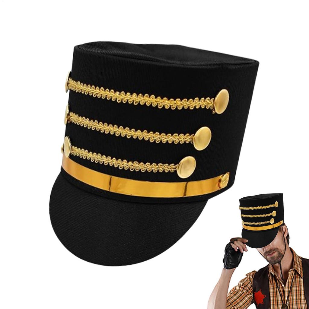 CosplayToy Soldier Hat Nutcracker Accessory Top Hat Toy Soldier Cosplay Accessory For Stage Performance Christmas Dress Up Party