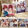 Classic Anime Da Capo Cute Retro Pillow Case Square Pillow Bedroom Sofa Leisure Comfort Cushion Car Home Decoration