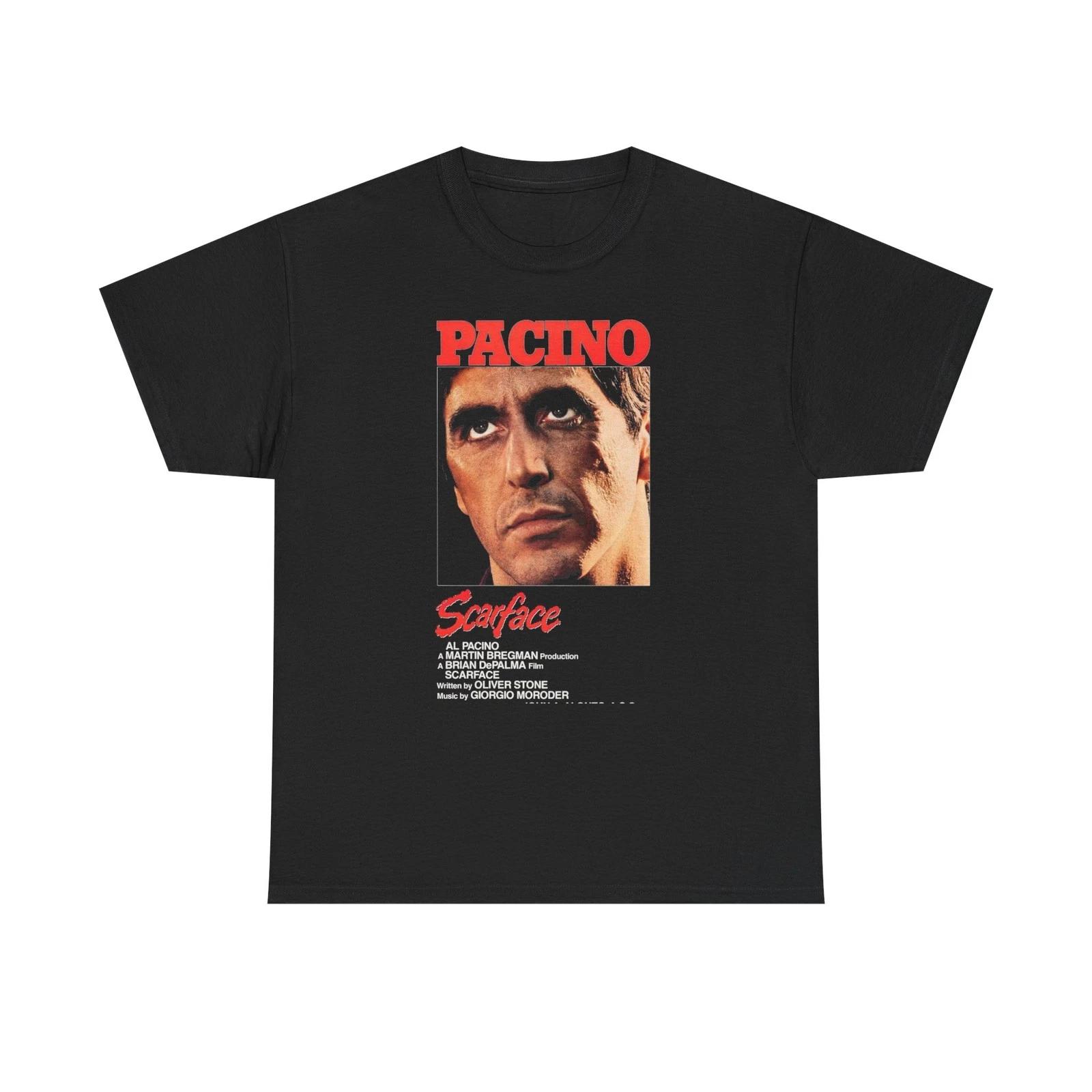 Pacino Scarface Black Tee-Tshirt S