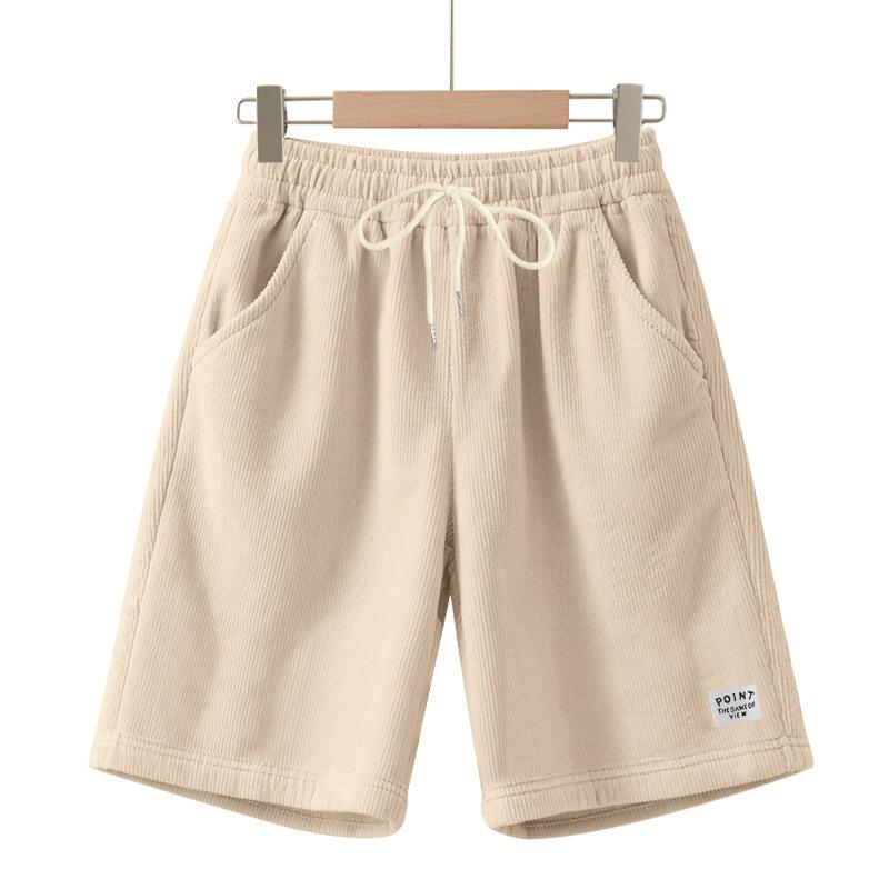 Men'S Straight Work Pants Fashionable And Casual Drawstring Shorts