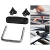 Car Roof Box U Bolt Clamps for Luggage Carrier Easy Install Pack Heavy Duty Metal Accessory for Secure Travel Storage Use