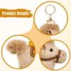 Horse Bag Charm Doll Toy Party Favor Gift Blessing Souvenir Key Pendant Stuffed Animal for Birthday