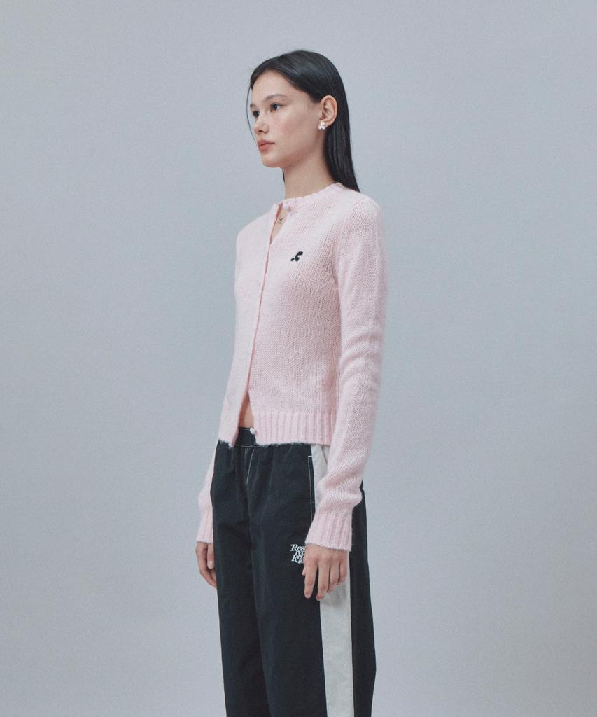 REST&RECREATION Button Hole Knit Cardigan - Pink