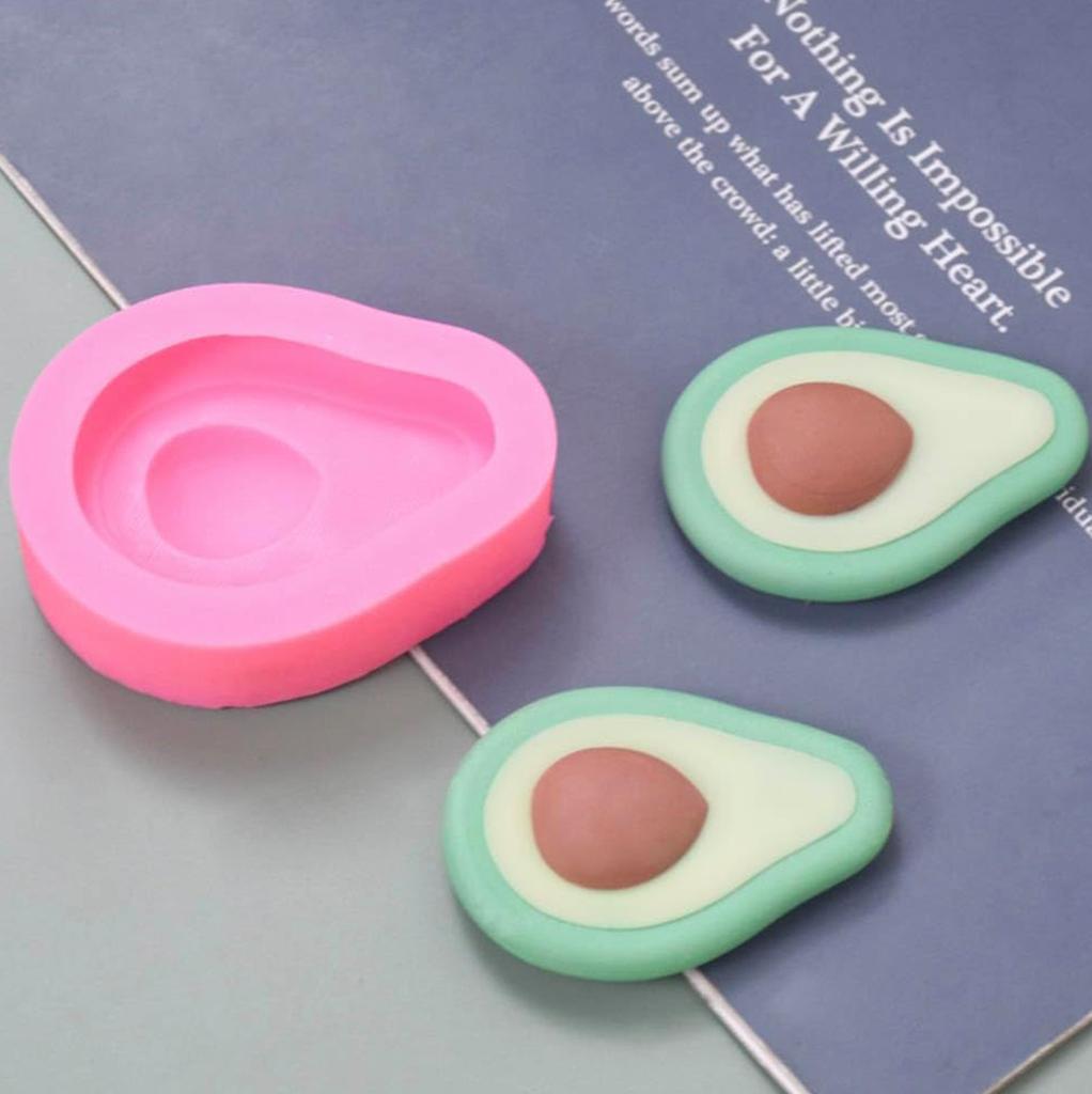 Silicone Candle Mold - Avocado