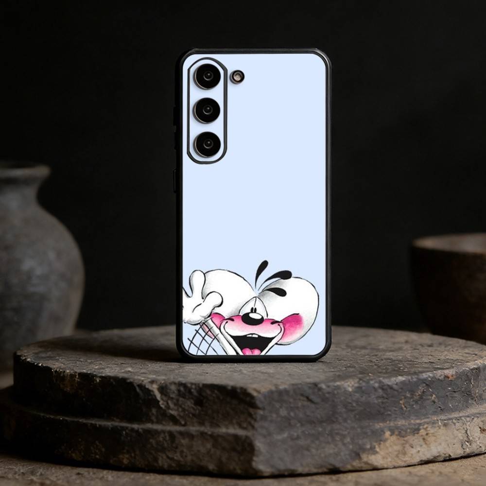 cartoon Diddl Mouse Phone Case For Samsung Galaxy A13,21s,22,31,32,52,53,71,72,73,Soft Black Cover