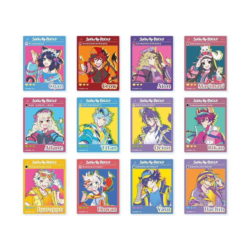 

SHOW BY ROCK 41 Colorful Pop ver. [Original Illustration] Acrylic Cards (Box of 12)