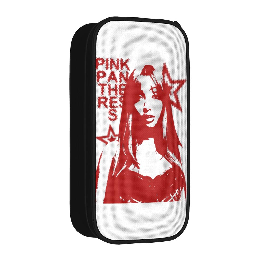 New Singer Pink P-Pantheress Pencil Cases Pencilcases Pen Box for Student Large Storage Bag Students School Gift Stationery