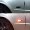 2Pcs Dynamic Fender Side Marker Lamps LED Fender Turn Signal Light Indicator Blinker Yellow Light Compatible with BMW 3 Series E46 1997-2001