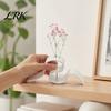 Tabletop Flower Vase 3D Printed Dried Stand, Curved Ribbon Vase, Decorative Holder, Plant Holder Artificial Display Rack for Bedroom Living Room Decor