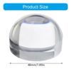 Full Clear Acrylic 8X Magnifying Lens for Clear Viewing Ideal Reading Aid Portable Lightweight Design