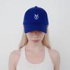 Binseumokeu Ov Small Logo Blue Ball Cap Hard Fit
