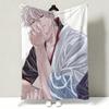 Anime G-Gintama Throw Soft Warm Flannel Throw Blanket, Multi-use for Sofa Bed Office Nap