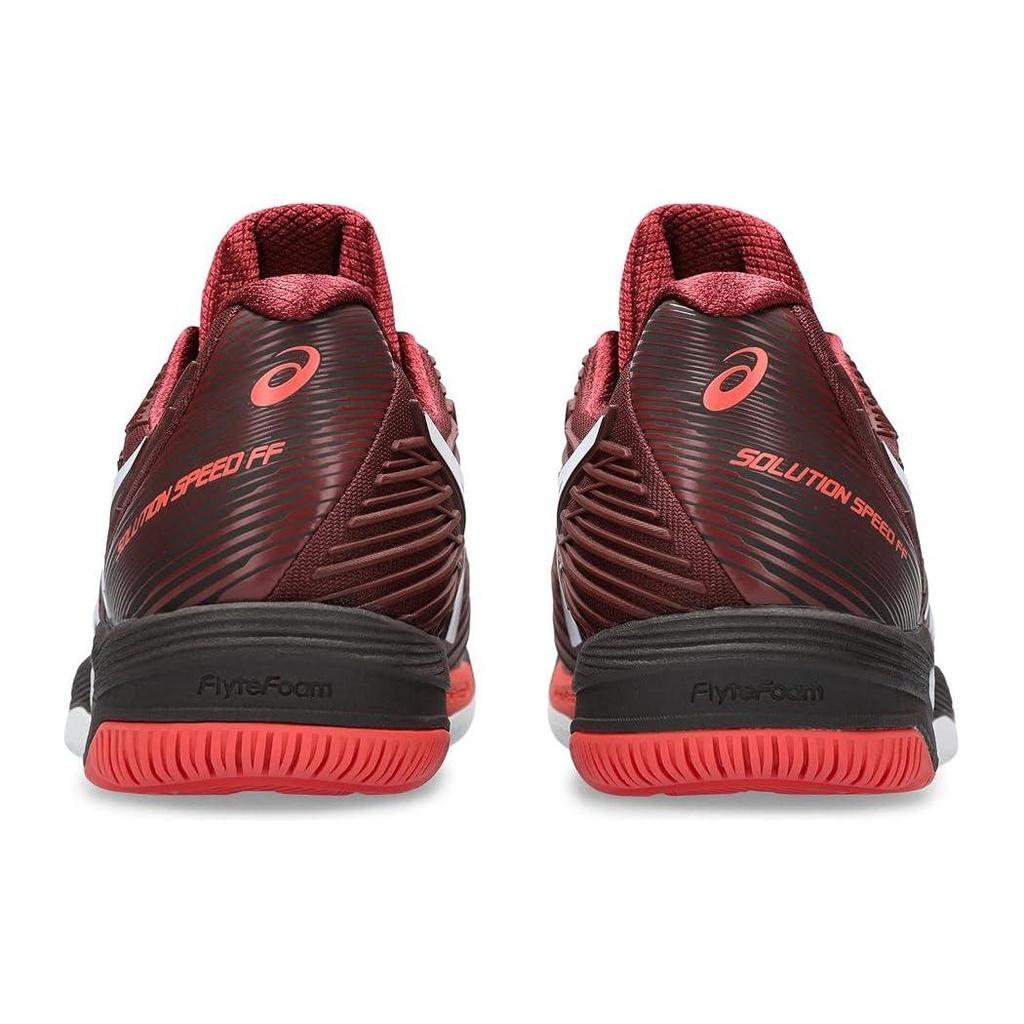 Asics Solution Speed FF 2 Antique Red Herren-Sneakers Weiß 1041A182-602