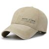 Letter Embroidery Visor Baseball Cap Adjustable Pure Cotton Peaked Cap Snapback Sun Protection Sunshade Hats