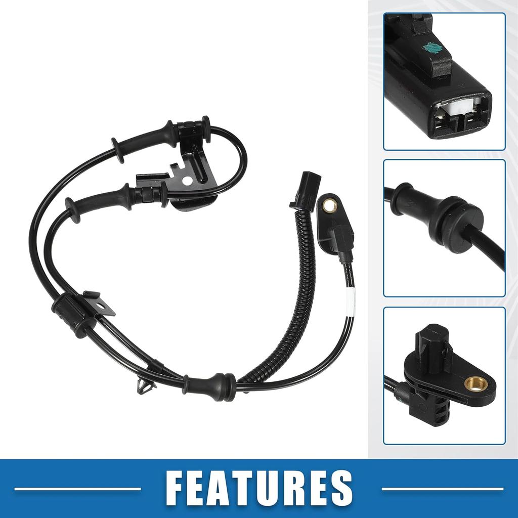 Front Left ABS Wheel Speed Sensor No.956701R000/95670-1R000 with Wire ABS Sensor for Hyundai Accent 2012-2017