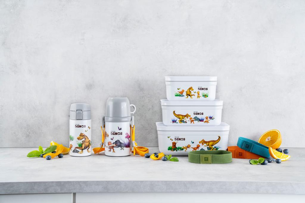 ZWILLING "Dinos Thermos Bottle with Cup" Water Bottle/Mug, Officially Sold in Japan, ZWILLING Dinos 39500-530