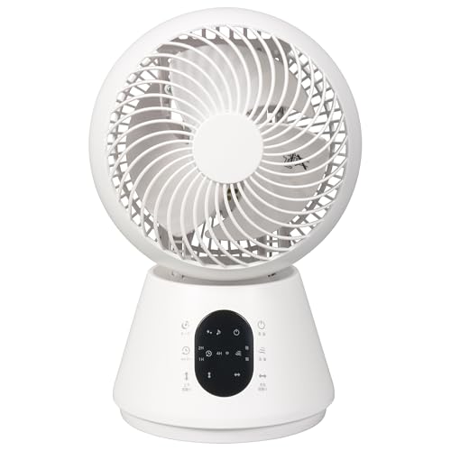 OHM 3D Circulator, for Rooms Up To 12 Tatami Mats (FF-KT2513AC-W), Model 08-1701, OHM Electric