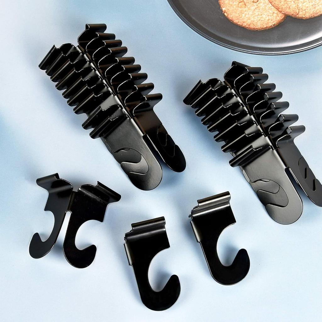 20 Pieces Metal Drop Ceiling Hooks Stainless Steel Ceiling Hanger T-Bar Track Clip Suspended Ceiling Hooks for Hanging Plants Office Classroom