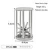 Zinc Alloy Kongming Puzzle Lock: Disentanglement Ring Educational Toy