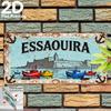 D Flat Singlepiece Vintage Sign Decorative Plaque and OrnamentShowcasing the Scenery of Essaouira In the SoussMassaDraa