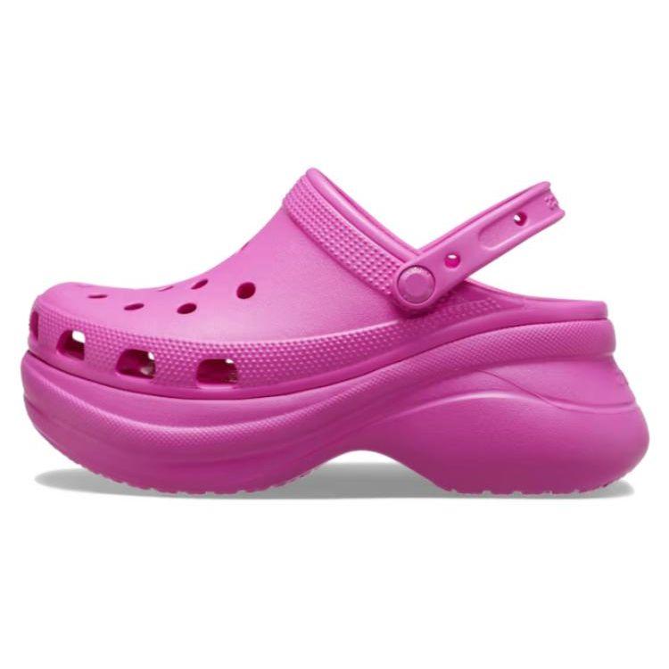 

Crocs Bae Clog EVA Толстая подошва Удобные Нескользящие Сабо Женские сабо Розово-красный 206302-6UB 41-42