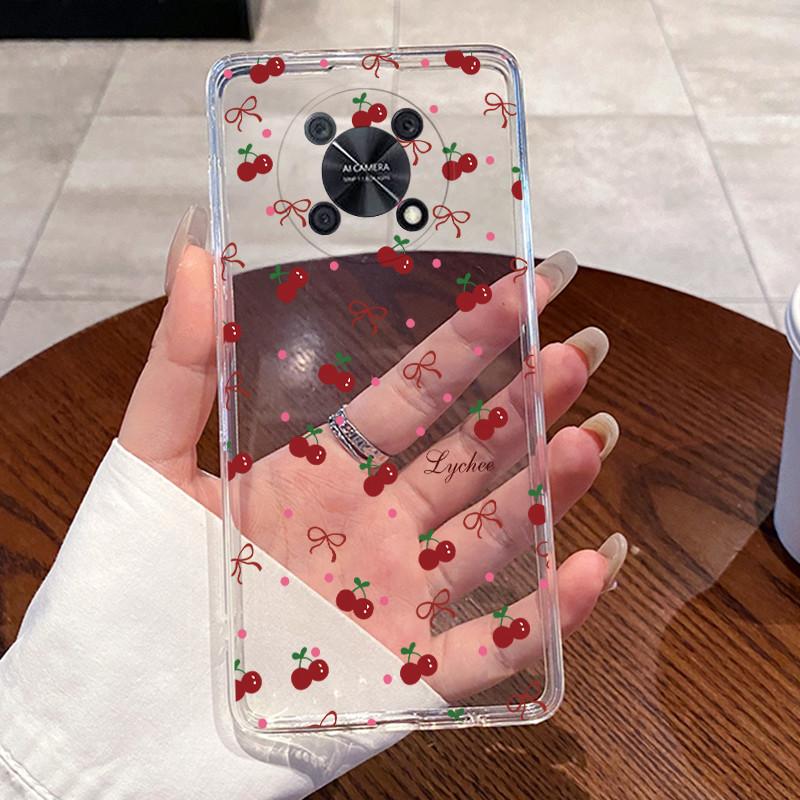 Casing For Huawei Nova Y90 NovaY90 CTR-LX2 CTR-LX1 CTR-LX3 Case Aesthetic Cute Cat Cartoon Transparent Soft Silicone Back Cover