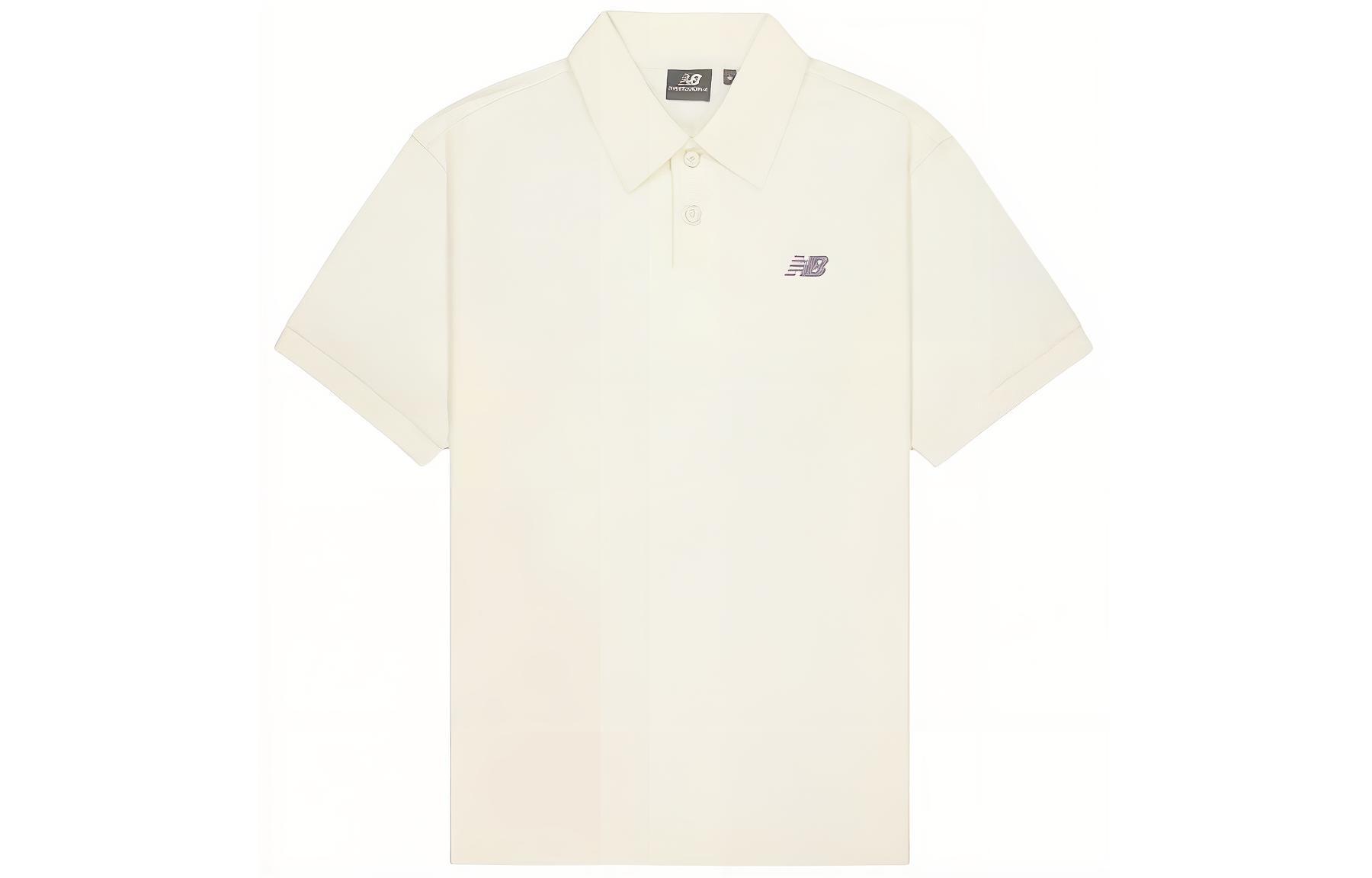 New Balance Polo Shirt Men s Ecru NFE21011-IV XXL
