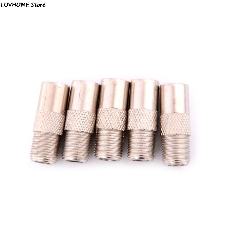 5/10pcs STB Quick Plug RF Coax F Female To RF Male Connector TV Antenna Coaxial Connector F Connector TV Coaxial plug Drop Ship