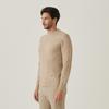 FERRAROMILANO Shaggy Dog Round Knit Beige (Am0Erd45153)