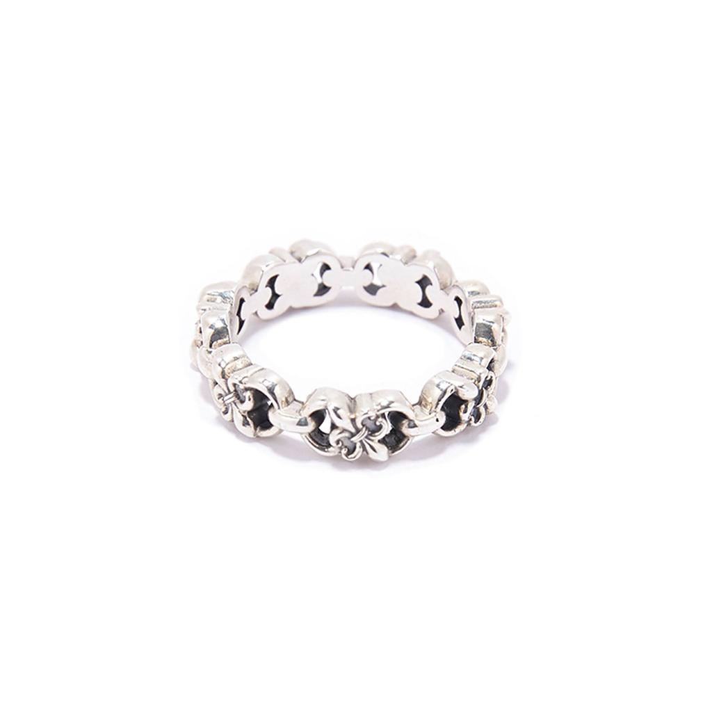 Scudo Floral Round Ring (A Type)