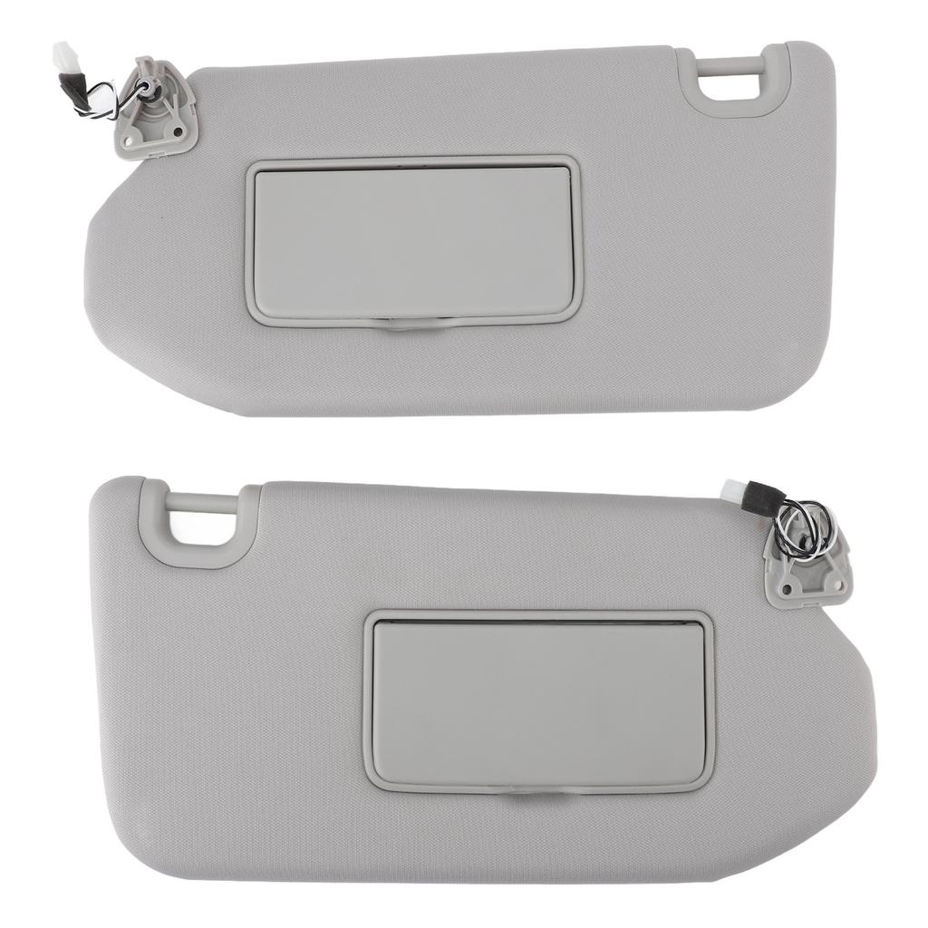 2 Pcs Left Right Sun Visor Shade 96401 9PB0A Grey Driver Passenger Right Sun Visor Illuminated