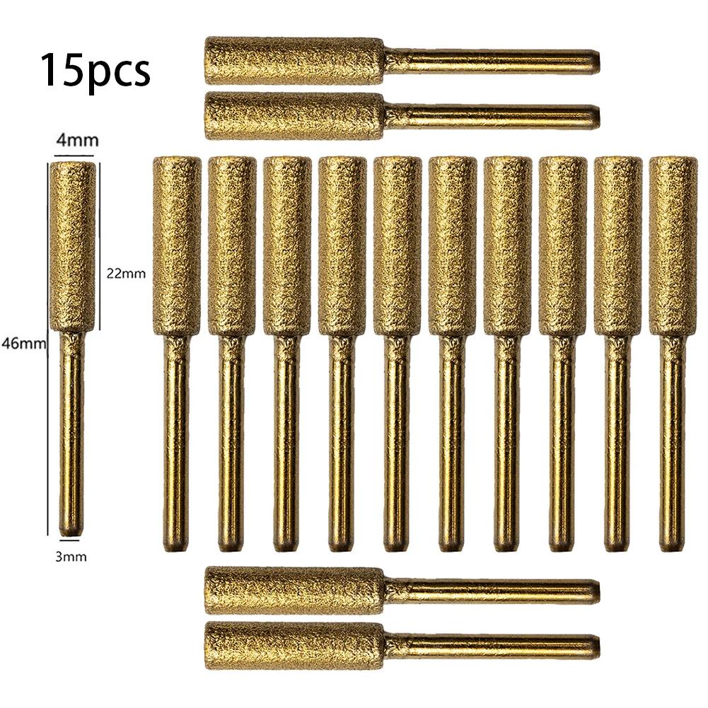 

Burr Stone File Chainsaw Sharpener Grinding Machines 15* 4/4.8/5.5mm Chain Saw Electric Saw Sharpener Brand New