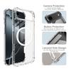 IMAK Für iPhone 17 Air Hülle Kompatibel mit MagSafe Stoßfest PC TPU Transparent Handyhülle