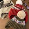 Wool Jacquard Knitted Hat Warm Ear Protection Hat Fashion Fair Isle Style Beanies  Outdoor